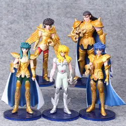 Аниме Saint Seiya Миф Ткань Рыцари зодиака Пегас 5 шт./компл. 13 см ПВХ фигурки Куклы игрушечные лошадки