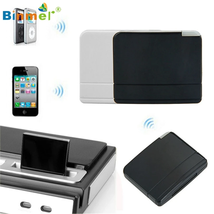 Binmer 1 шт. Bluetooth 30 Pin A2DP музыкальный приемник адаптер для iPhone iPod Dock Feb16 MotherLander