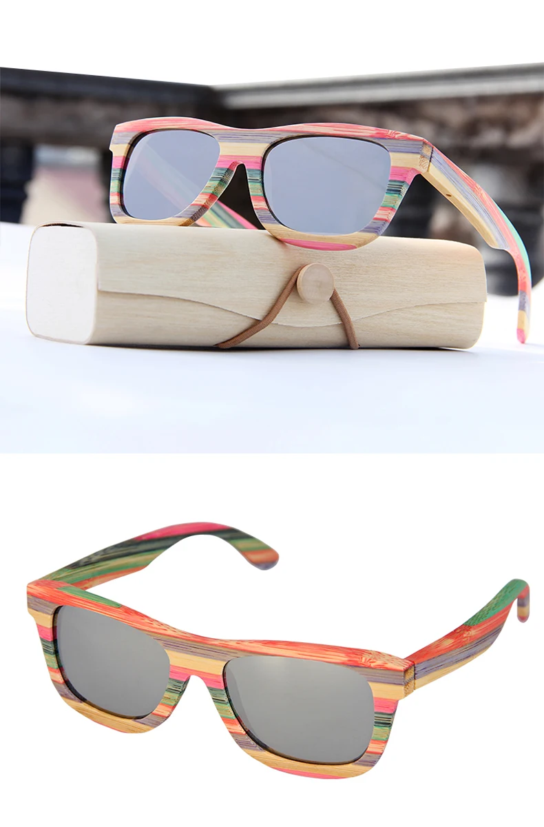 Винтажные бамбуковые поляризационные солнцезащитные очки для женщин Поляризованные брендовые солнцезащитные очки деревянный корпус пляжные очки анти-УФ gafas de sol