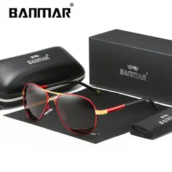 BANMAR мужские солнцезащитные очки для вождения UV400 защита мужские солнцезащитные очки поляризованные женские солнцезащитные очки De Sol