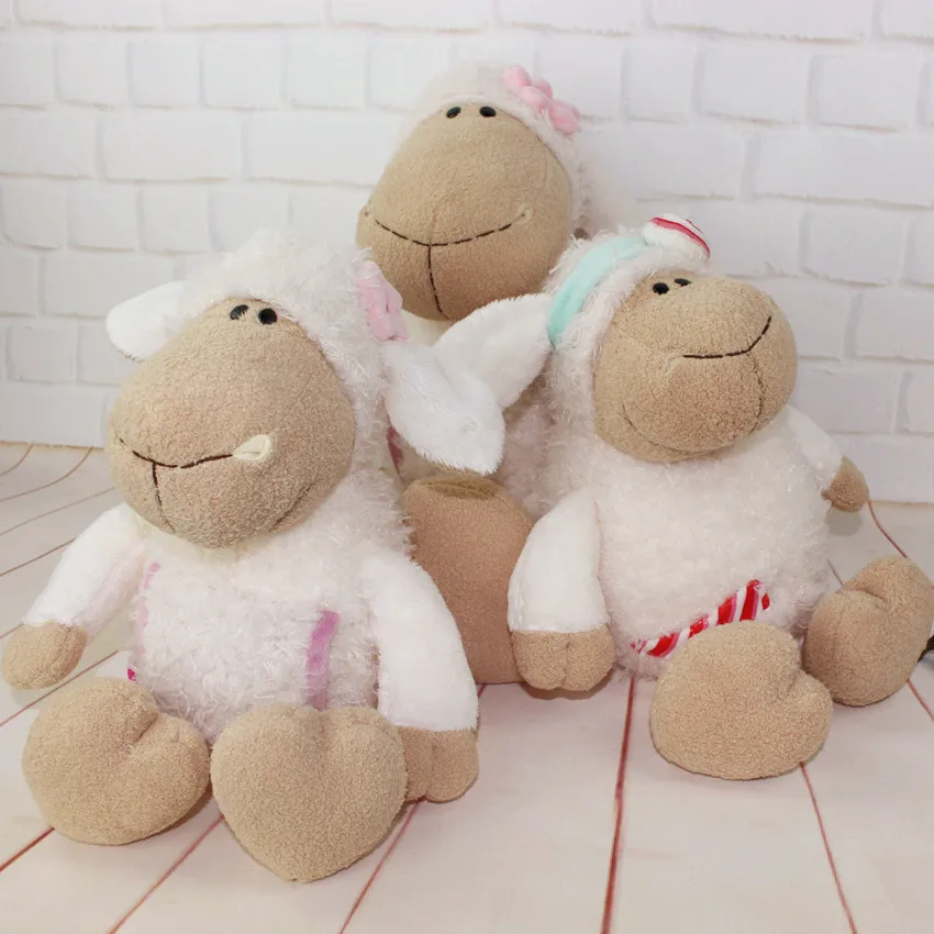 

High Quality About 40cm Nici Amy Jolly Sheep candy sheep flower sheep Plush Toy Birthday Day Gift Children's Day Present 1pcs