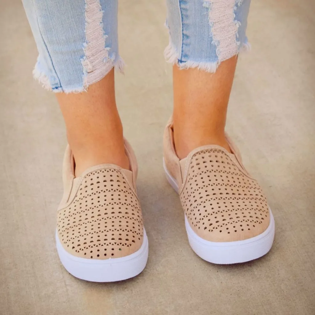 

Fashion Women's Flats Canvas Shoes 2019 Autumn Shoe Girls Casual Shoes Light Loafers Shallow Round Toe Slip On Boat Flat Loafer