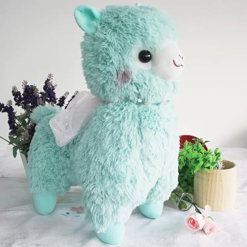 50 cm peluche alpacasso alpaca 4 Color ovejas muñeca suave animales de peluche de juguete para bebé Niñas niños amante de los niños regalo de Cumpleaños