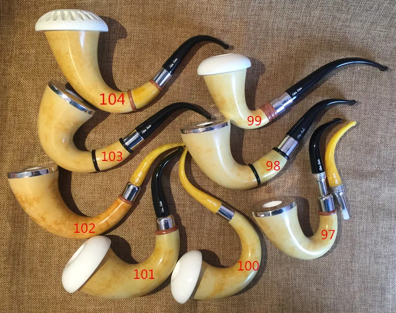 104 Finest Block Turkey Meerschaum Pipe By Master Fikri Baki Pipe Calabash Smoking Pipe