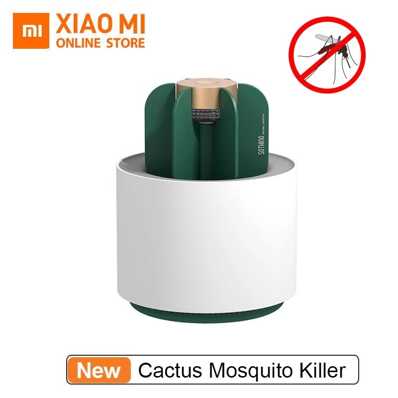 

2019 Xiaomi Mijia Sothing Insect Killer Lamp Movable Portable Smokeless Odorless Xiaomi smart home Cactus Mosquito Killer