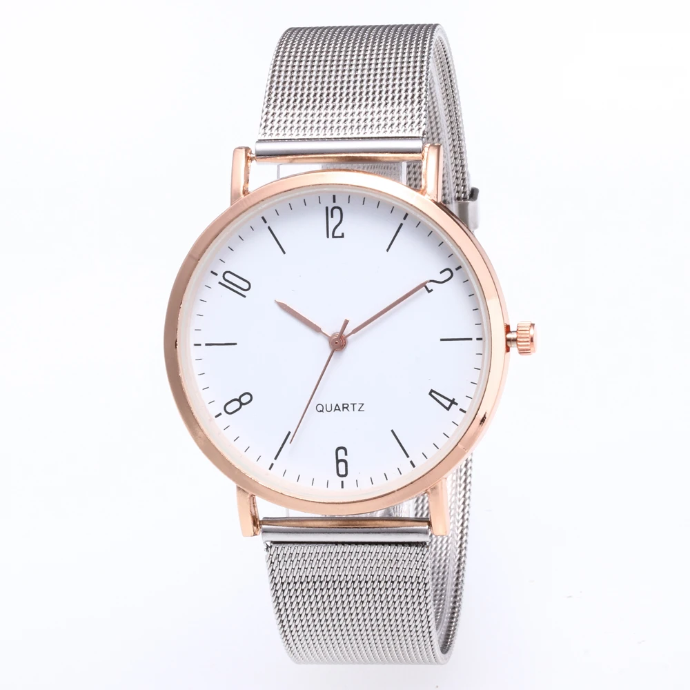 

New Famous Brand Silver Casual Quartz Watch Women Metal Mesh Stainless Steel Dress Watches Relogio Feminino Wrist Watch Hot Sale