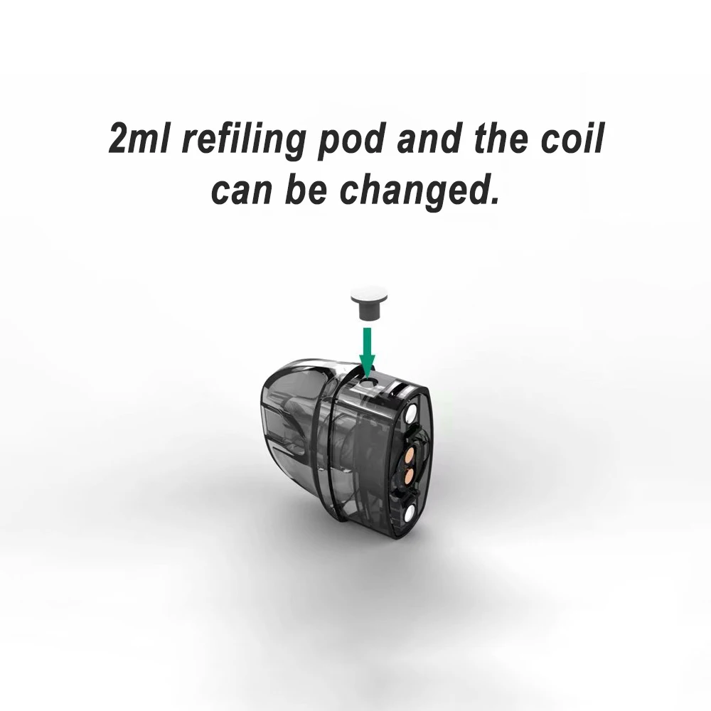 DOTENT MRPOD S Vape комплект 650 мАч встроенный аккумулятор 2 мл Pod система испаритель