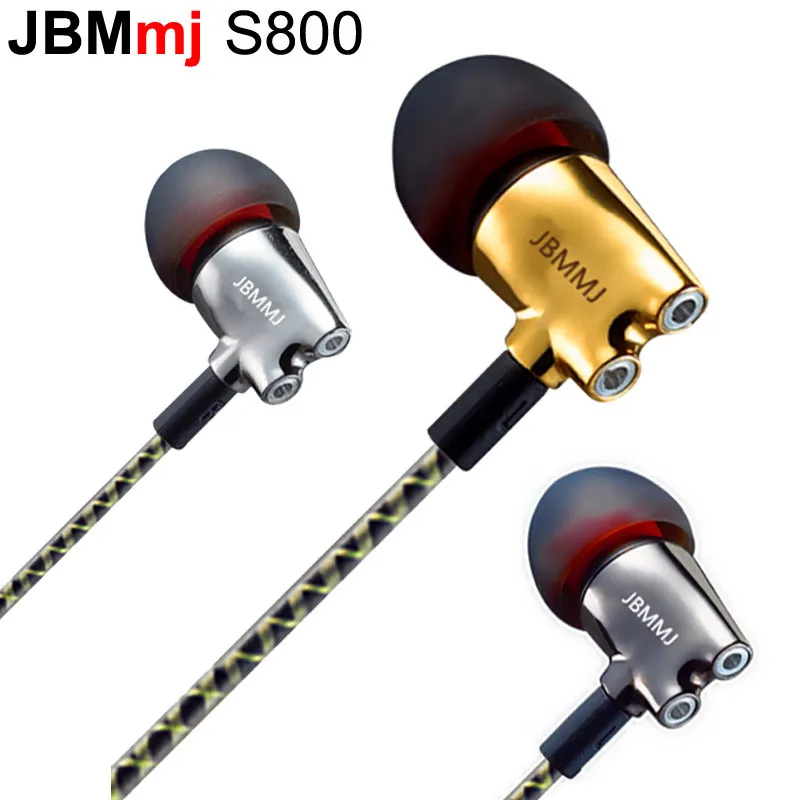 2016 DIY IE800 Original jbmmj s800 Earbuds HiFi In ear Ceramic Earphone