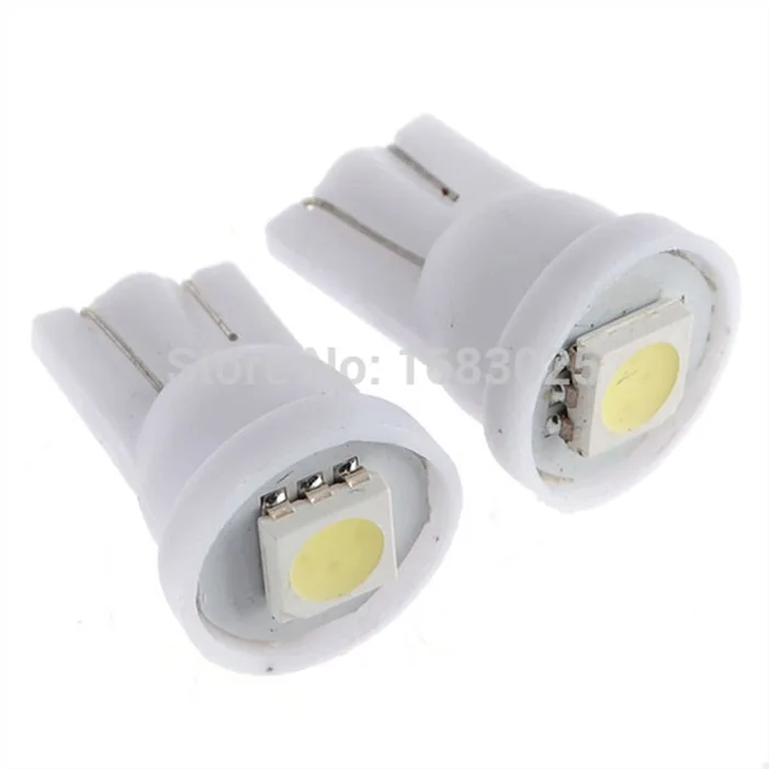 Wholeseale price 4X 1led T10 W5W 5050168 194 1 Smd Auto Wedge Light Dashboard Indicator Led lamps Reading Dome Bulbs DC 12v | Автомобили и