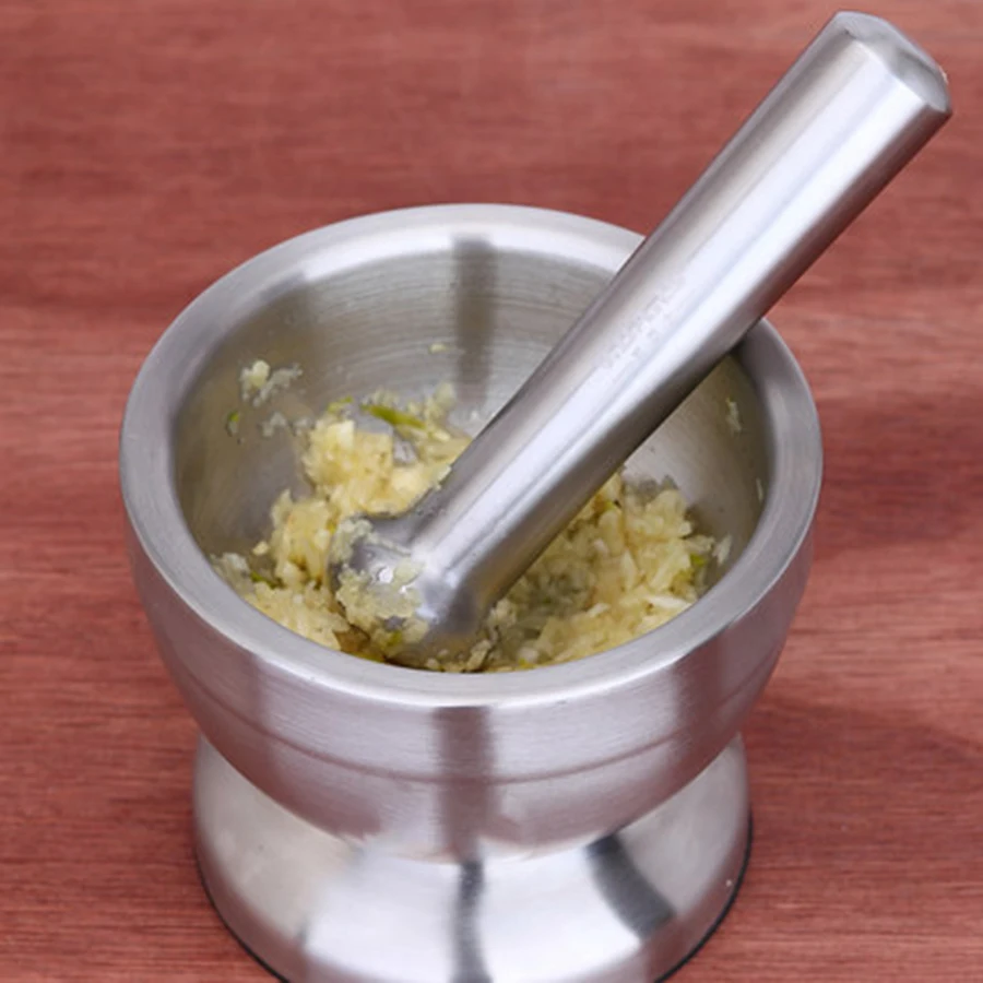 Stainless Steel Grain Mill Manual Garlic Chili Grinder Machine Home