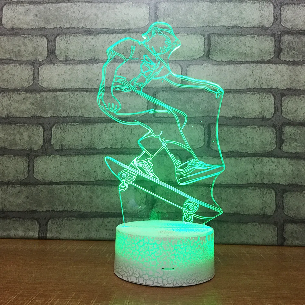 

Wholesale Creative Product Custom Gift Led Table Lamp Bedroom Decoration Air Desk Lamp For Living Room Christmas decorations gif