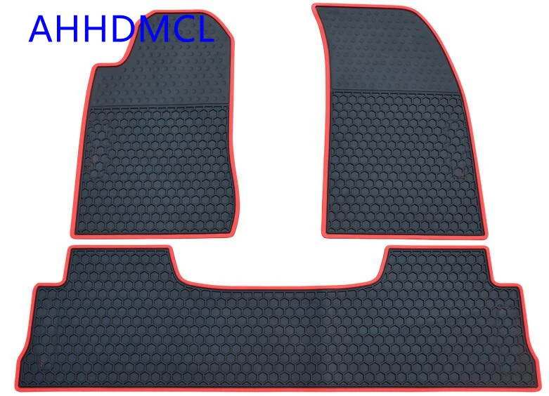 AHHDMCL Car Rubber Floor Mat Non Slip Mats Feet Rugs For Isuzu MU X 5