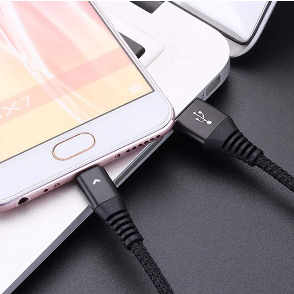 Кабель для передачи данных NOHON со светодиодной подсветкой и Micro USB 1 2 м|Кабели