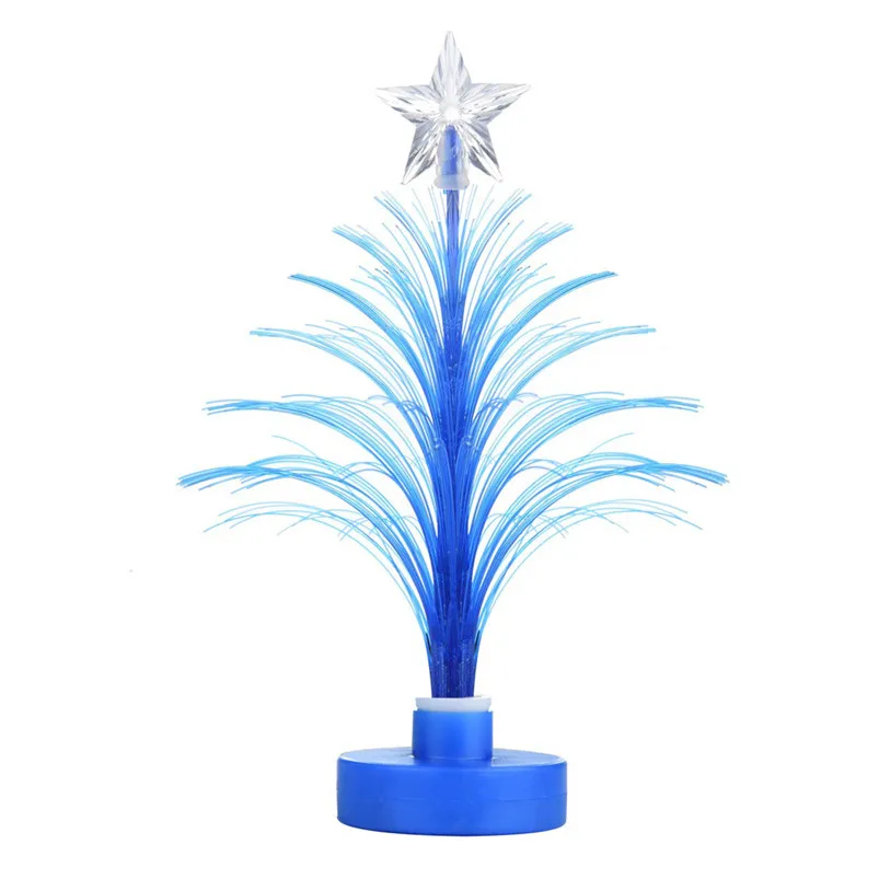 Hot LED Colorful Changing Mini Christmas Xmas Tree Decoration Table Party Charm Desk Decorations Gift for Home decor #25o26 (16)