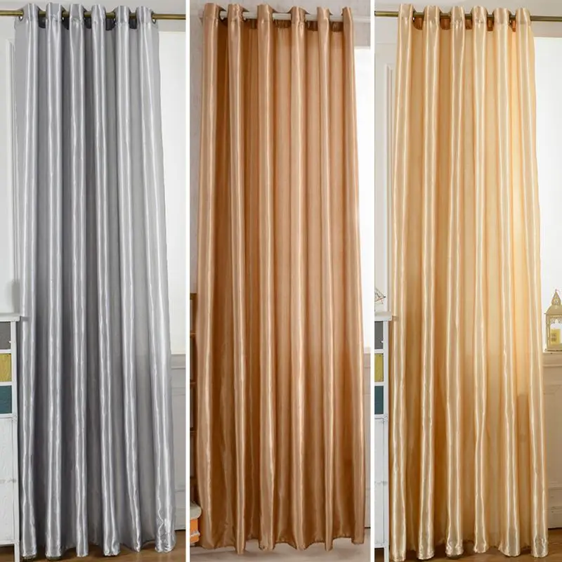 Затемняющие шторы для окон из прозрачного шелка гостиной спальни|curtain blinds|blackout