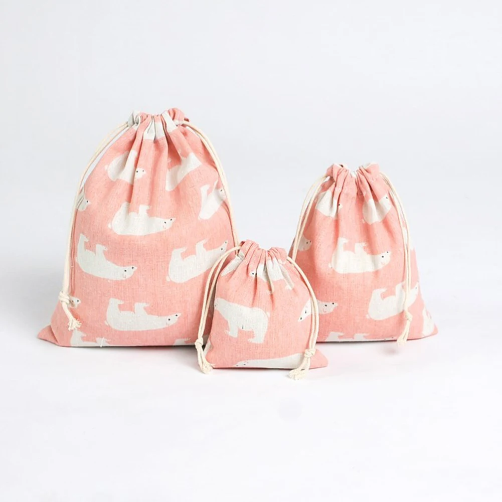 Модная женская Хлопковая сумка для покупок на шнурке, унисекс, дорожная сумка для покупок, эко многоразовая складная сумка для хранения продуктов