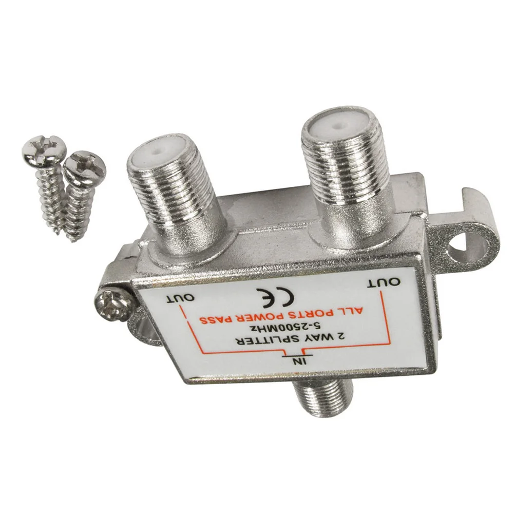 Верхний соединитель Splitter 2 way F разъем разделен на satelitte sky сигнальный