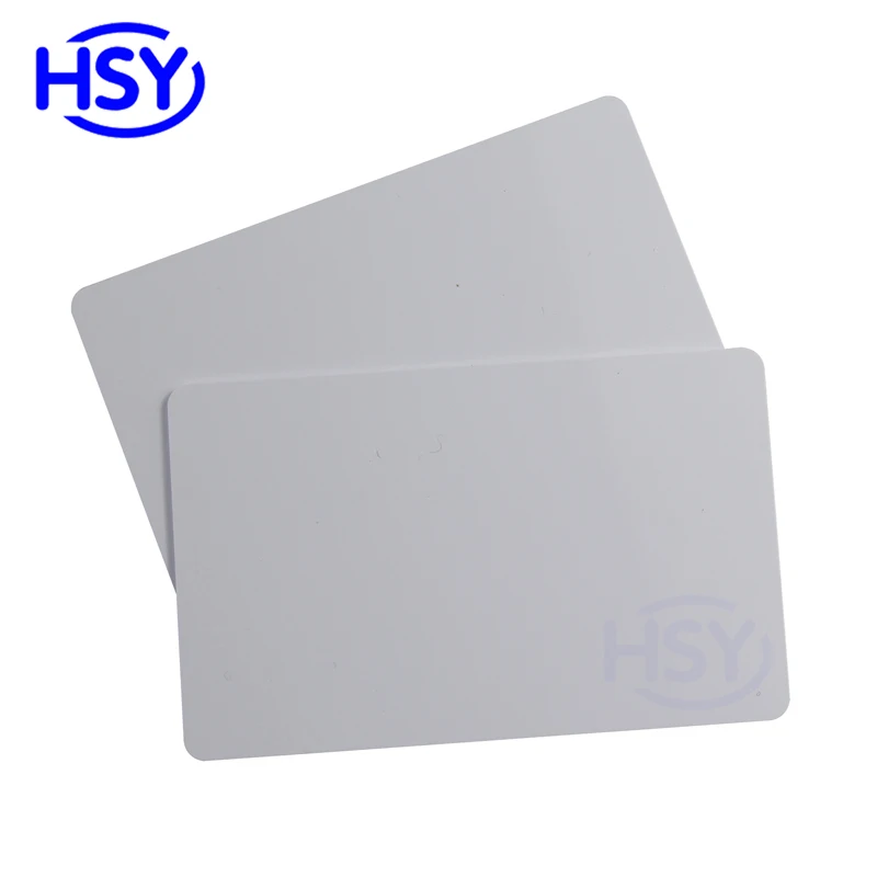 HSY 10 шт за лот RFID MF S50 1 K FM1108 Смарт белые карты Совместимость ISO14443A HF микросхемой чипом микропроцессорные карты