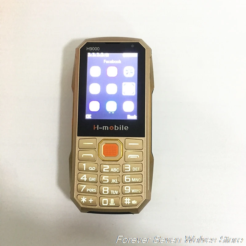 H-Mobile H9000 кнопочные сотовые телефоны с FM Java Bluetooth 20000 мАч двойная камера Супер фонарь Magic Voice Mobile