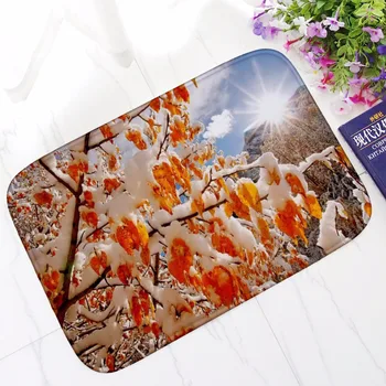 

CAMMITEVER Home Decor Snow Tree Rug Carpet Bathroom Floor Mat Dining Room