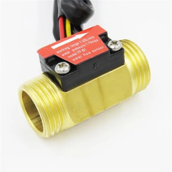 YF-B1 brass flow  sensor (2)