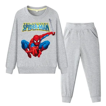 

Boys 3D Spiderman Cartoon Print Sports Tracksuits Children Spring Clothes Set Girls Pink Clothing Sets Kids Costume Suits ZC025