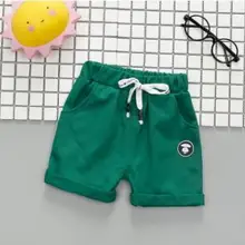 Шорты с эластичной резинкой на талии для мальчиков коллекция года, летняя детская одежда новые детские штаны шорты для малышей от 0 до 5 лет, штаны для малышей SY-F182102