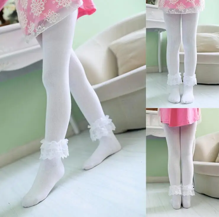 VEENIBEAR New Spring Cotton Girl Tights Kids Children Pantyhose