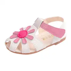 Вишня таблетки #3004 летние сандалии для девочек розовый для маленьких девочек сандалии подсолнечника единственным принцессы сандалии