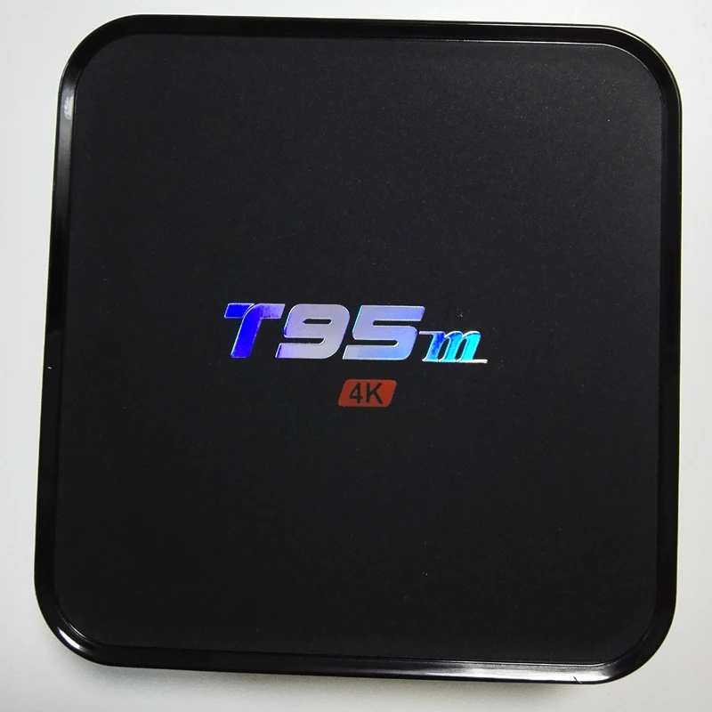 Amlogic s905x android tv box t95m Amlogic Quad Core1GB/8 GB H.265 4K медиаплеер