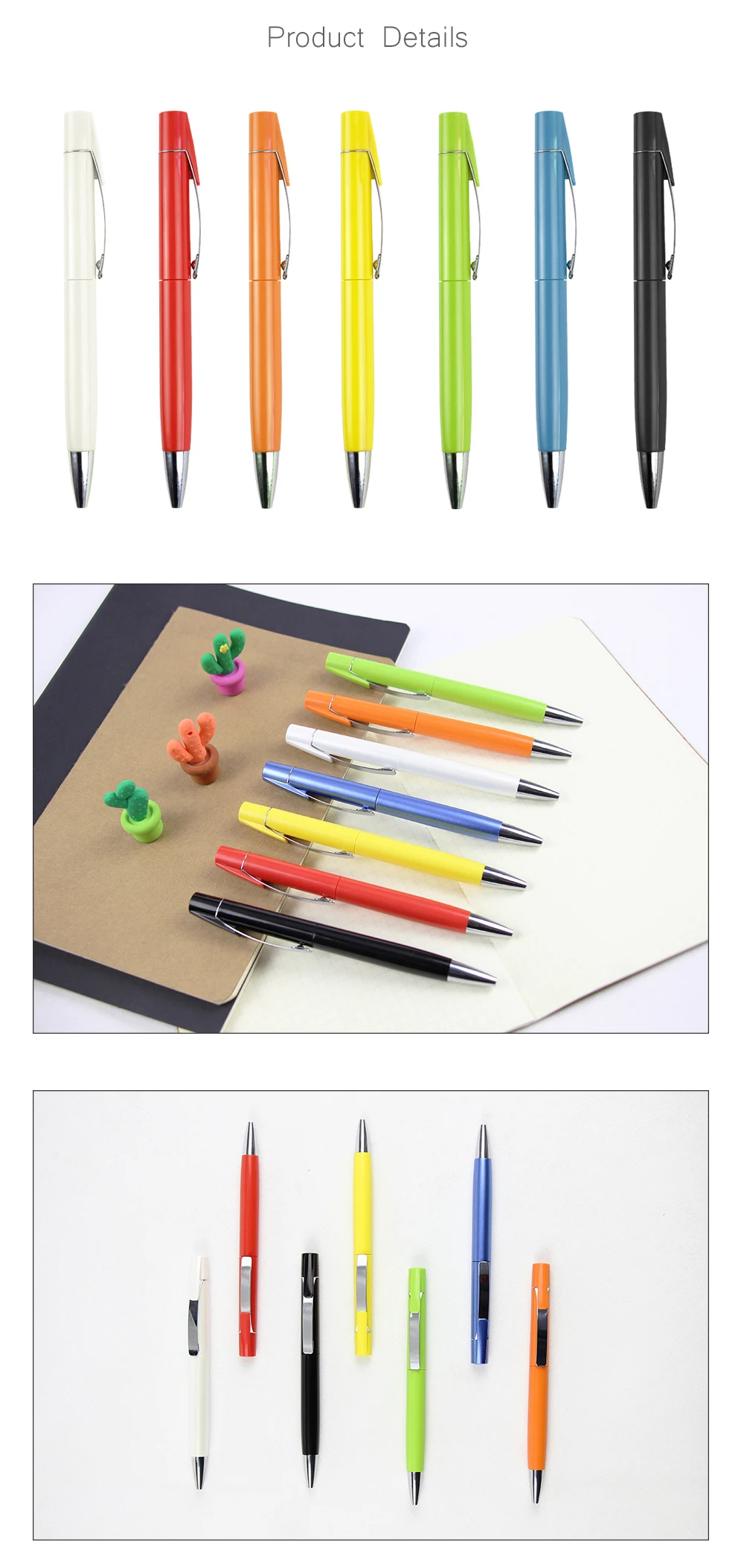 1 шт. пластиковая шариковая ручка для бизнеса Kawaii креативные школьные ручки стилус гелевая ручка для детей подарок Офисные принадлежности черные чернила Шариковая Ручка