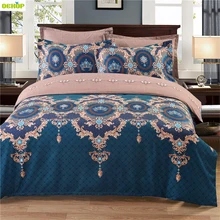 

DEKOP 12 Styles Bedding Set Queen King Size Duvet Cover Satin Luxury Comforter Bedding Sets Bed Set Cover Home Textiles