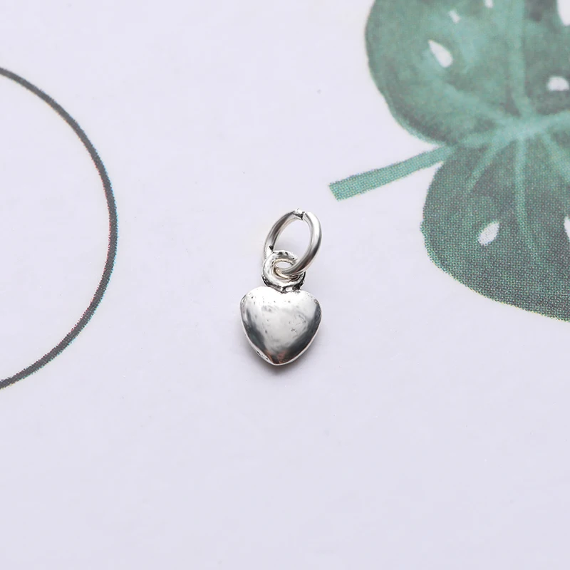 Женский кулон в виде сердца из серебра 925 пробы|charm heart pendant|fantasy charmsheart charm pendant |