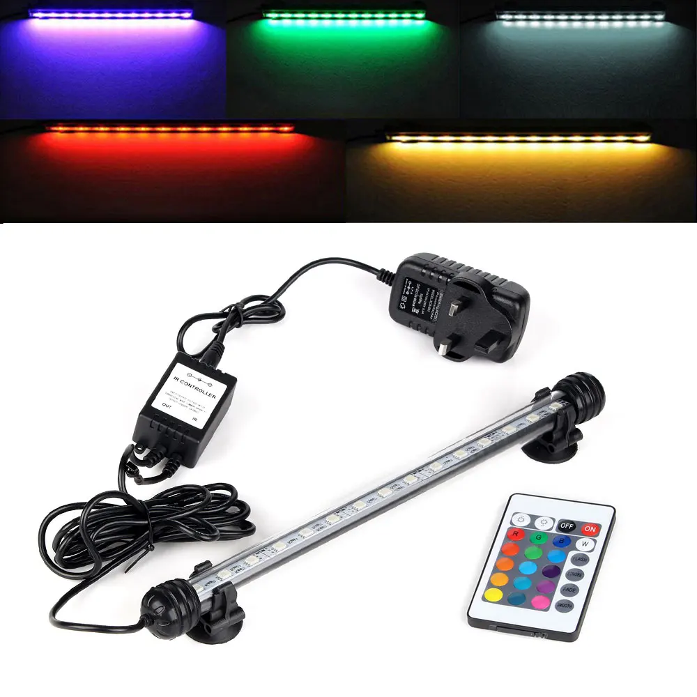 Цветной RGB светильник для аквариума с дистанционным управлением 5050 светодиодов 3
