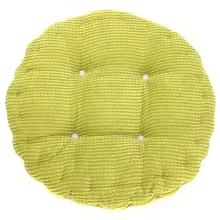 1 шт. 36*38 см круглая форма плед стул подушка для сиденья толще мягкий Моющийся хлопок красочный домашний Декор коврик 672712