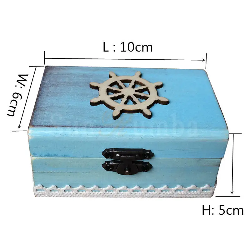 Beach Wedding Ring Box MUW-050-10