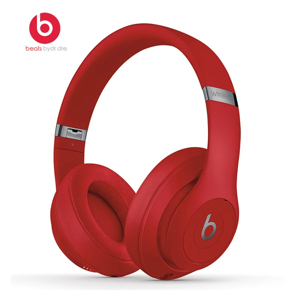 Beats Studio O3 беспроводные Накладные наушники Bluetooth Музыкальные Наушники чистый АНК шумоподавление наушники с микрофоном fone Beats by dre - Цвет: Красный
