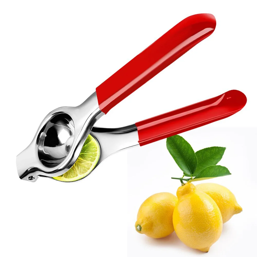 

Stainless Steel Manual Lemon Lime Squeezer Citrus Press Juicer Zester Peeler Lemon Clip Juice Extractor