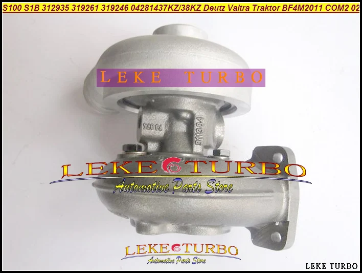 Turbo S100 S1B 312935 319261 319246 319247 04281437KZ 04281438KZ Turbocharger For Deutz Valtra Traktor BF4M2011 COM2 3.11L 87HP