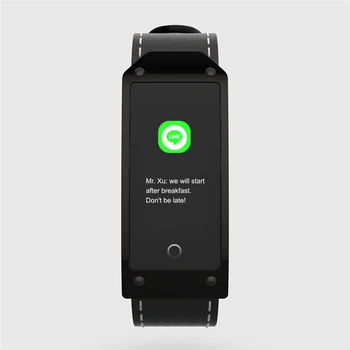 

New Smart Bracelets Touch Screen Sports Heart Rate Blood Pressure Monitor Message Vibration Reminder Support Multi-Language