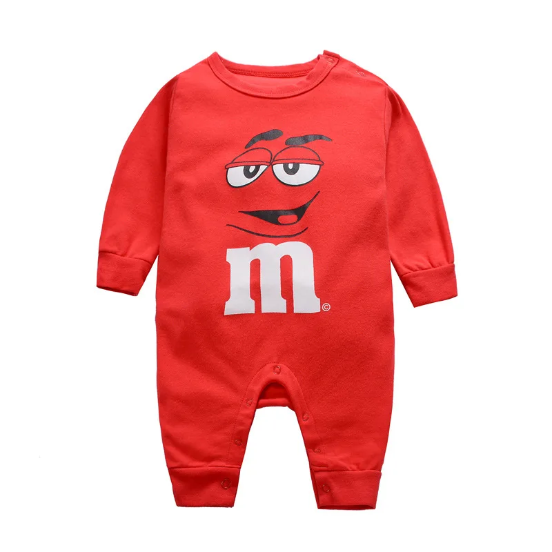 

Newborn Baby Clothes Rompers Summer Cartoon 100% Cotton Long Sleeve Unisex Clothing Roupa Infantil Baby Rompers For Boys Girls