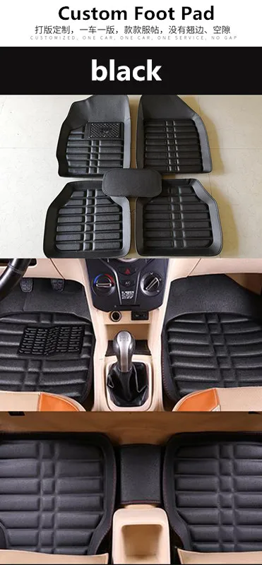 Right/left hand drive Universal car floor mats for SEAT LEON Ibiza Arona Ateca Cordoba Toledo Marbella Terra RONDA car-styling