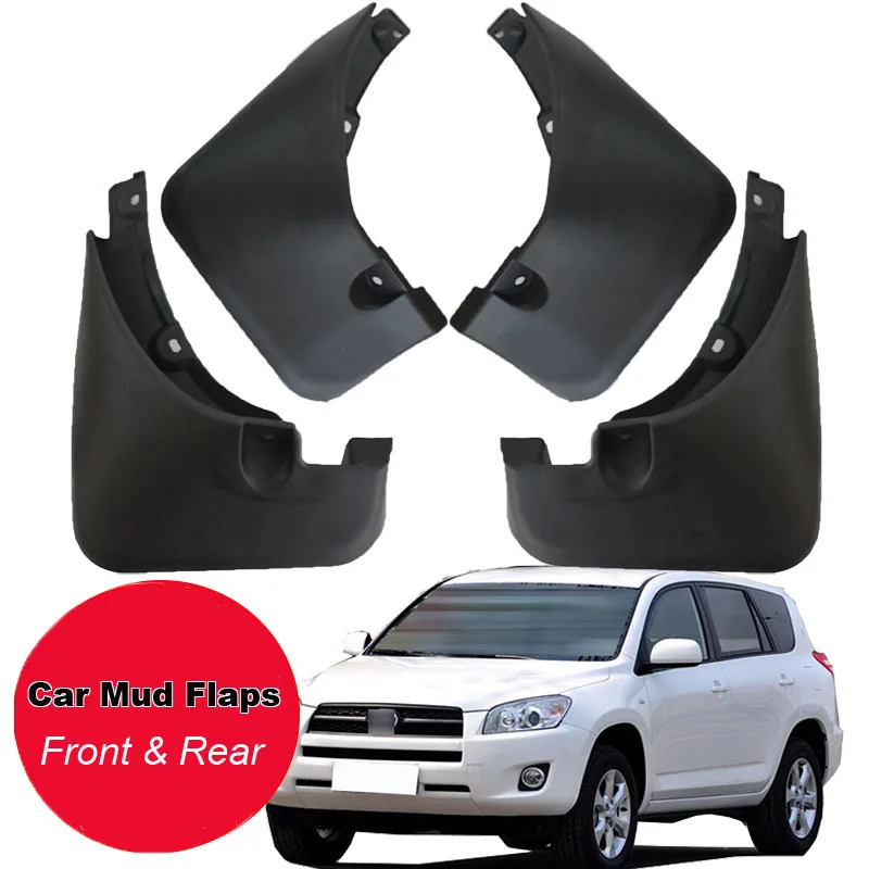 

Tommia For Toyota RAV 4 Car Mud Flaps Splash Guard Mudguard Mudflaps 4pcs ABS Front & Rear Fender