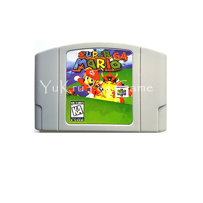 

SuperMario 64 Video Game Cartridge Card for 64 Bit Console System English US NTSC Version N31