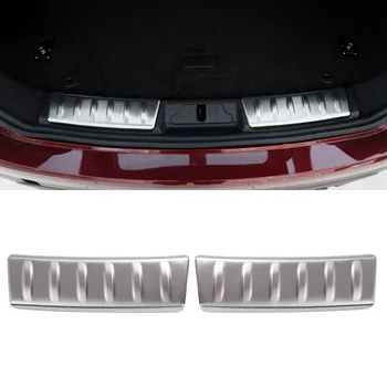 

2Pcs/set Stainless Steel Inner Rear Bumper Protector Cover Plate Trim For Jaguar F-Pace X761 2016 Auto Accessories