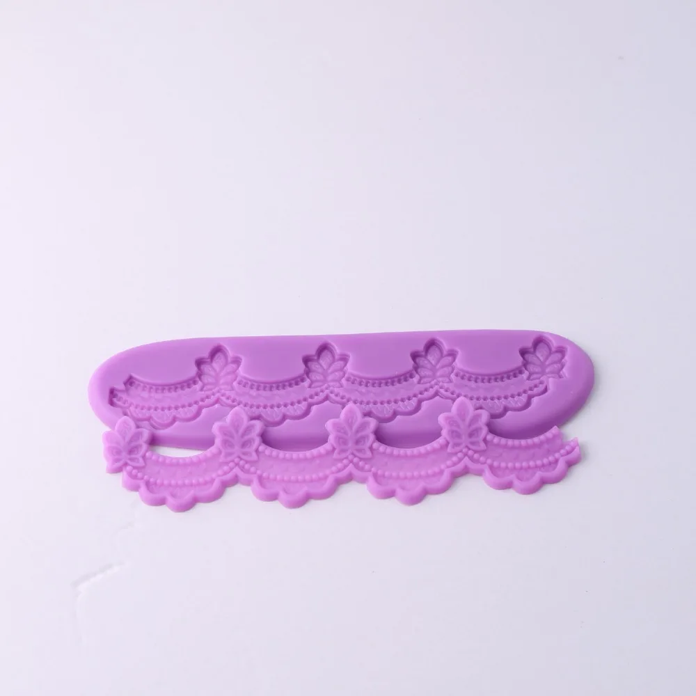 

Eco-Friendly 1set Silicone 3D Mold Cookware Dining Bar Non-Stick Cake Decorating Fondant Soap Mold Sugar Lace Mold