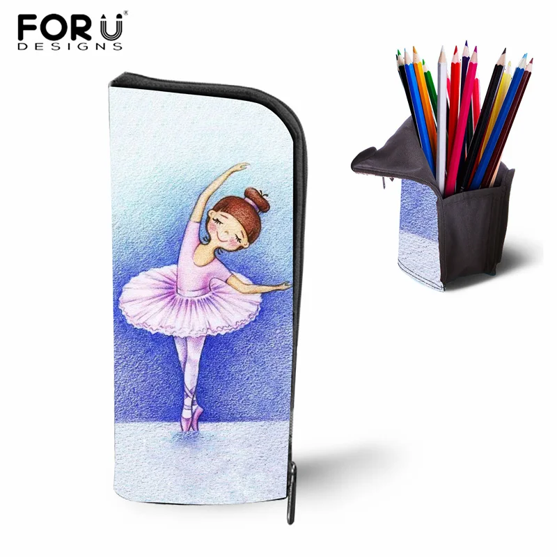 FORUDESIGNS/балетный рюкзак с принтом для обуви для девочек; красивая школьная сумка для учеников начальной школы; Детский рюкзак для девочек; танцевальный рюкзак; наборы - Цвет: L5255D