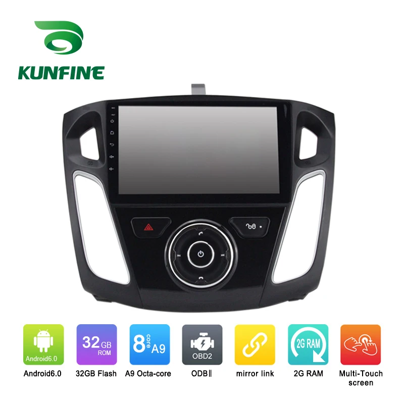 

Octa Core 1024*600 Android 6.0 Car DVD GPS Navigation Multimedia Player Car Stereo for Ford Focus 2012 Radio Headuint Wifi Map
