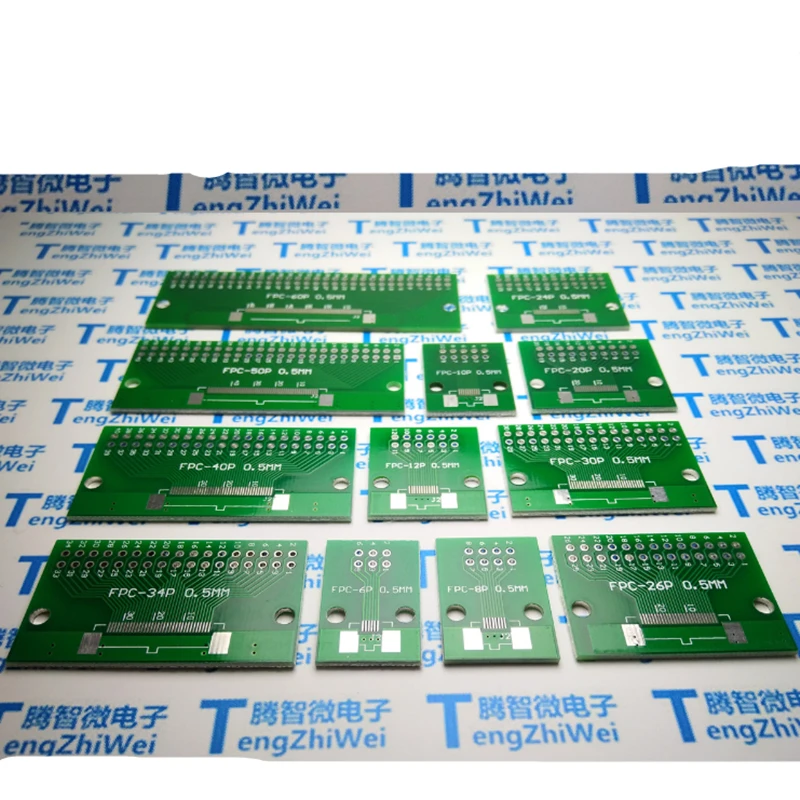 5 шт./лот DIY Соединительная пластина передачи от 0 до 2 54 FFC/FPC расстояние мм 6P / 12P 24P/50P
