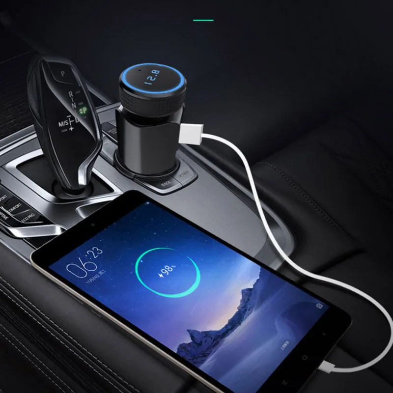 AGETUNR Bluetooth 4 1 автомобильный комплект громкой связи MP3 плеер fm передатчик USB